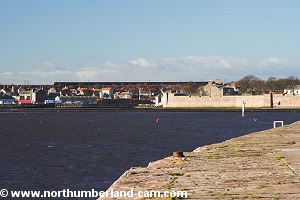 View to the Quay Walls from Berwick Pier.