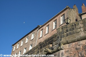 Looking up from the quayside.
