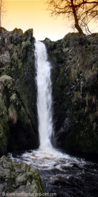 Linhope Spout Waterfall.